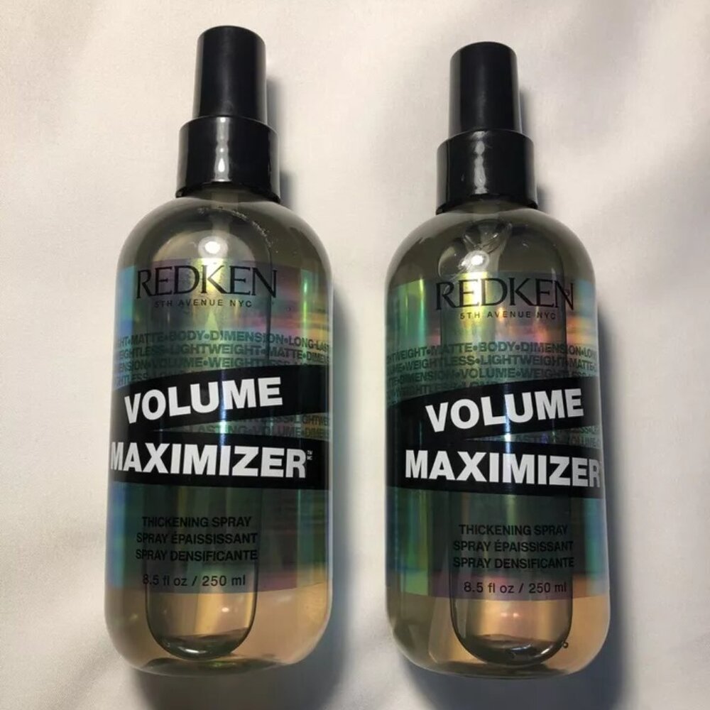 NEW Set of 2 Redken Volume Maximizer Thickening Sprays FULL Size MSRP $60.00